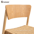Ратанские стулья гостиной деревянный обеденный кресло